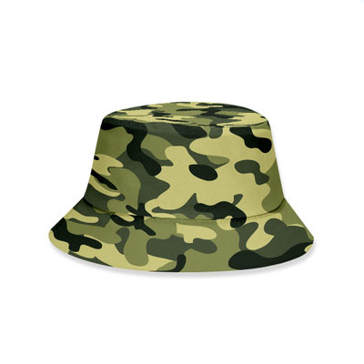 New Fashion Design Outdoor Sports Men & Women's Fishing Camouflage Bucket Hat Fisherman Camo Ripstop Jungle Hats