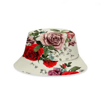 2020 hot products Hot Spring and Summer Fisherman Women's Cotton floral Printed Bucket Sunbonnet Sun Hat