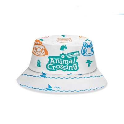 Low MOQ Summer Fisherman for family Reversible Cartoon Hats For kids Street Hip Hop Bucket Cap Printed Fishing Hat