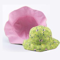 custom printed children pink reversible bucket hats 2020